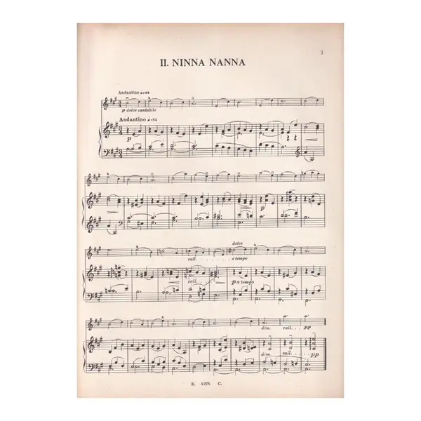 Piccola Suite per violino e pianoforte
