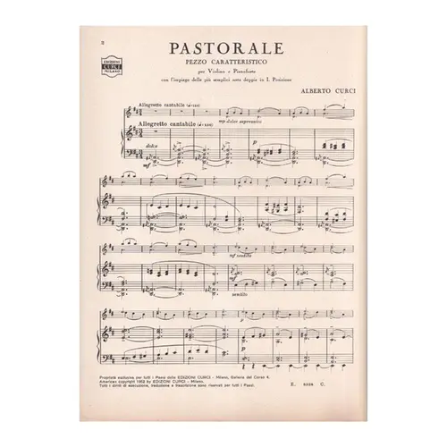 Pastorale per violino e pianoforte
