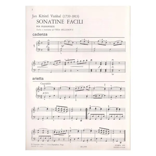 Sonatine Facili  (Edição Antiga)