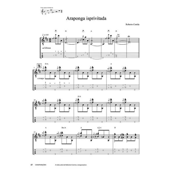 A viola solo de Roberto Corrêa - composições - A viola solo de