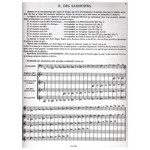 Méthode Complète pour le Cornet à Pistons et tous les Saxhorns en clé de Sol