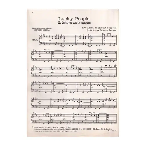 Lucky People(Eu Desta Vez Vou te Esquecer)