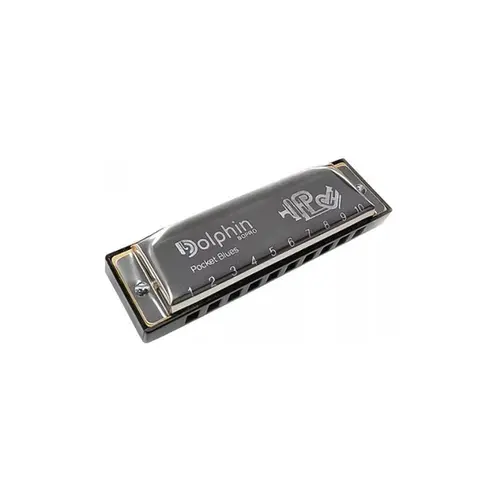 Harmonica Pocket Blues 20 Vozes Dó Abs Dolphin