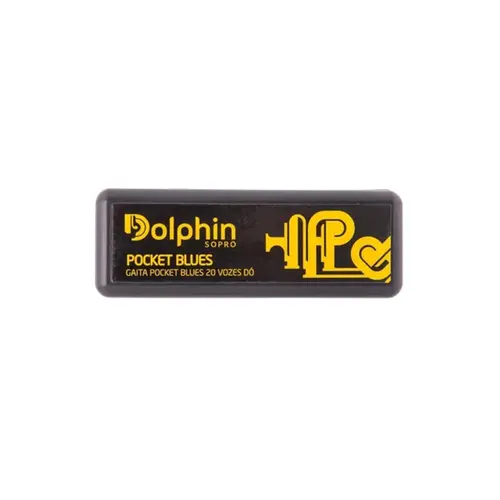 Harmonica Pocket Blues 20 Vozes Dó Abs Dolphin