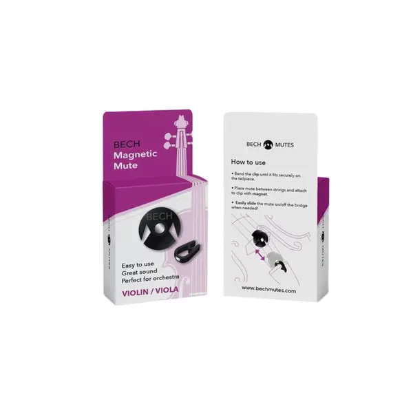 Surdina para violino/viola Bech magnetica