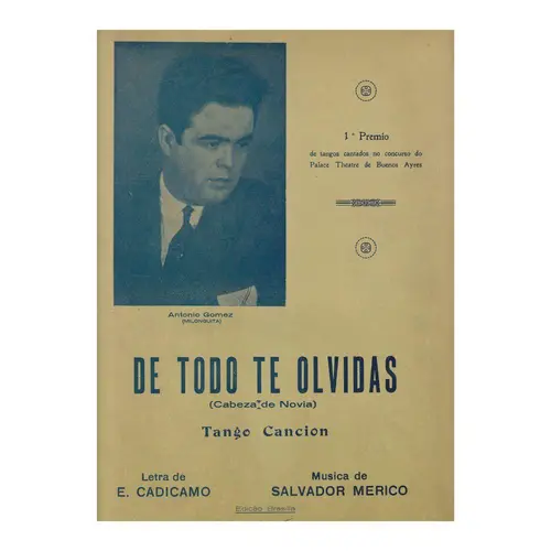 De Todo te Olvidas(Cabeza de Novia) - Tango Cancion