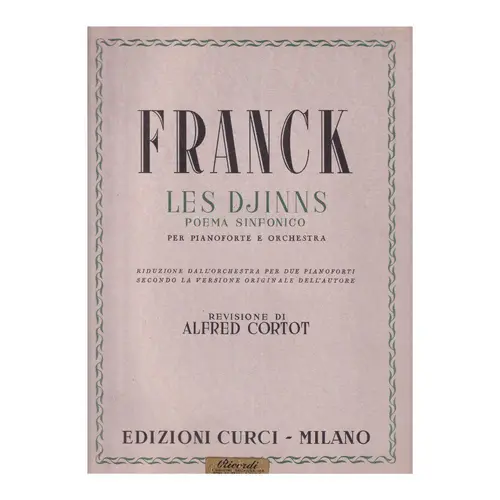 Les Djinns - Poema Sinfonico - Rev.A Cortot