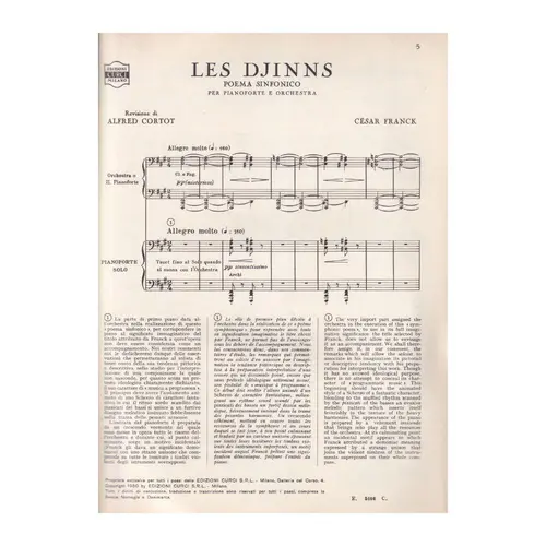 Les Djinns - Poema Sinfonico - Rev.A Cortot