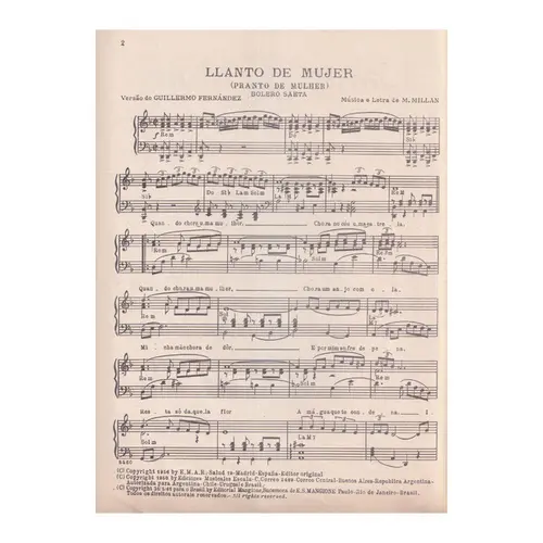 Llanto de Mujer(Pranto de Mulher)