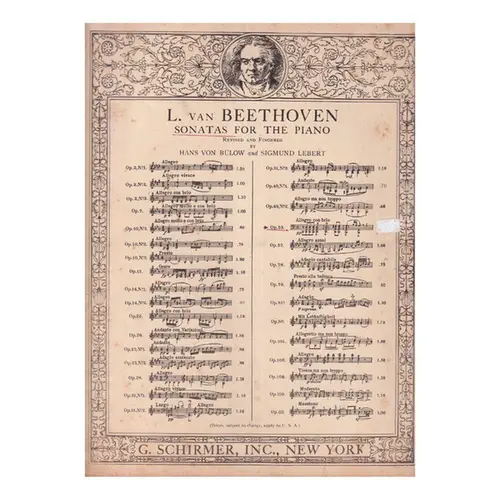 Sonata For The Piano Op.053