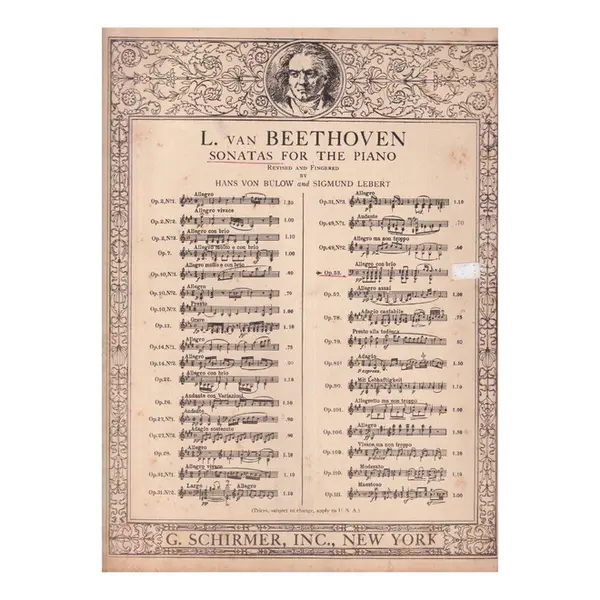 Sonata For The Piano Op.053