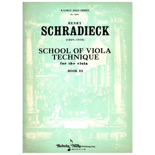 School of viola technique - book III
