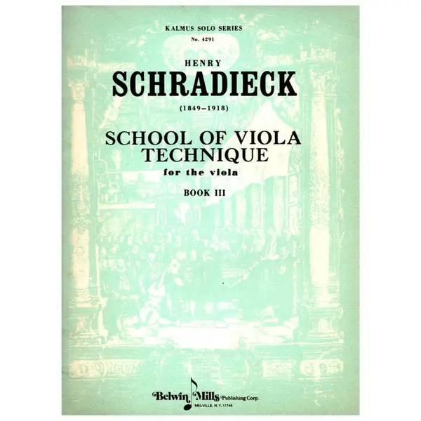 School of viola technique - book III