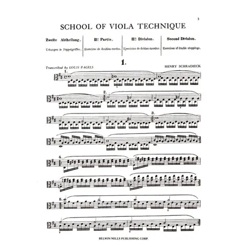 School Of Viola Technique - Vol.2