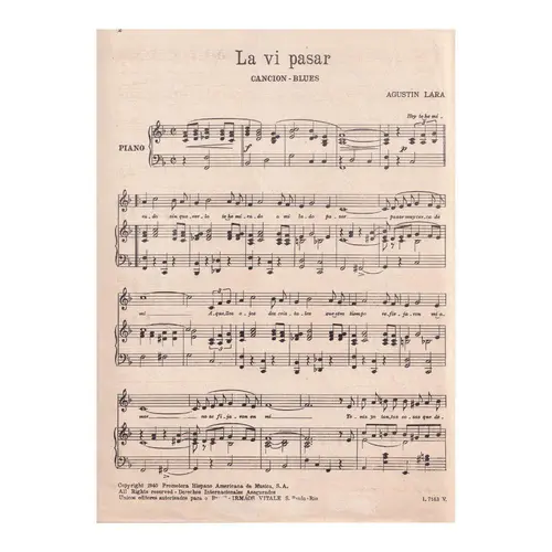La Vi Pasar - Cancion Blues