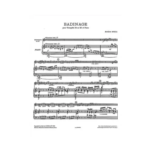 Badinage for Trumpet and Piano