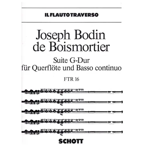 Suite G Dur fur querflote und basso continuo