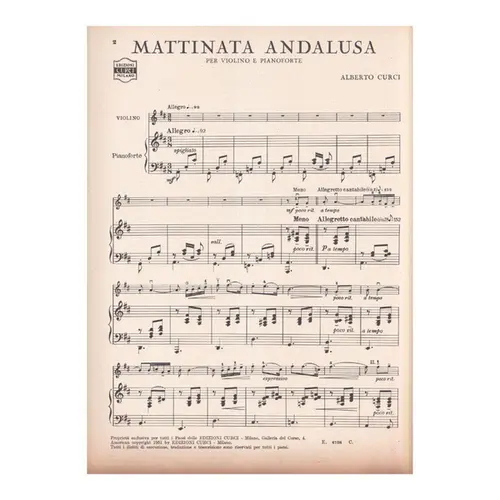Mattinata Andalusa  (Edição Antiga)
