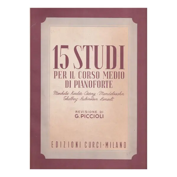 15 Studi Per Il Corso Medio