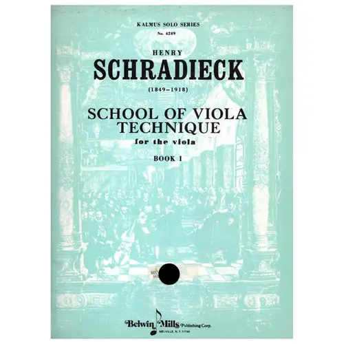School of viola technique- book I