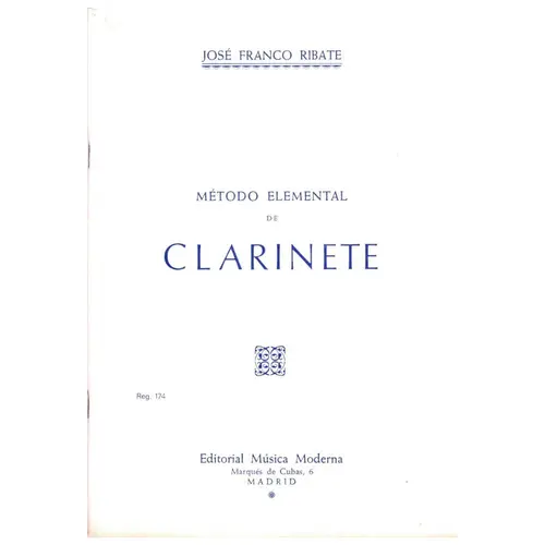 Método Elementar De Clarinete
