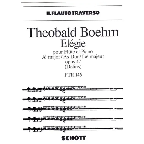 Elegie As Dur Pour Flute et piano - Op.47