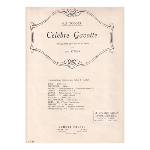Celebre Gavotte