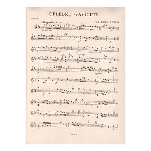 Celebre Gavotte