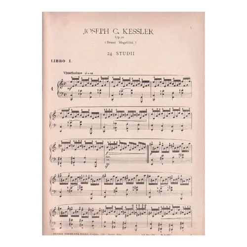 24 Estudios Para Piano - Op.20  (Edição Antiga)