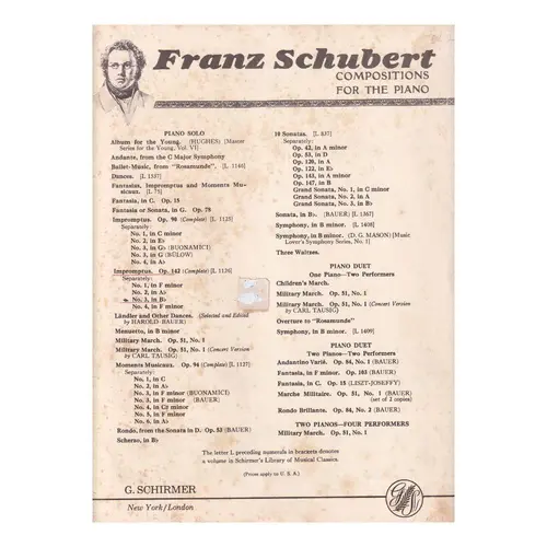Impromptus Op.142 No.3 In B