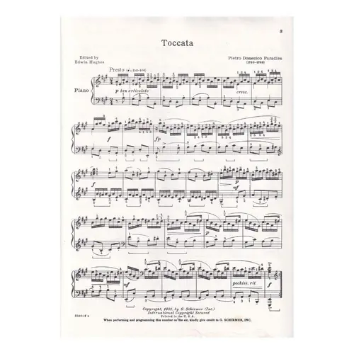 Toccata,in A Major