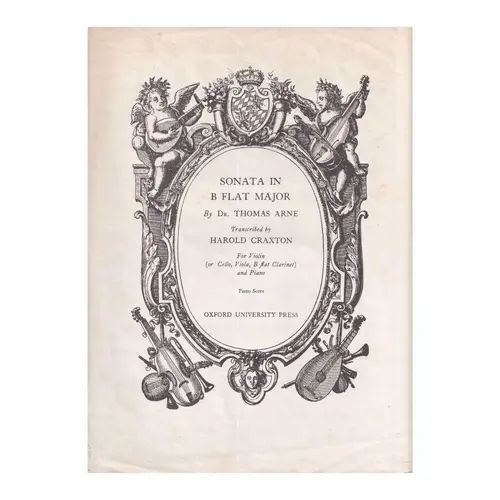 Sonata In B Flat Major