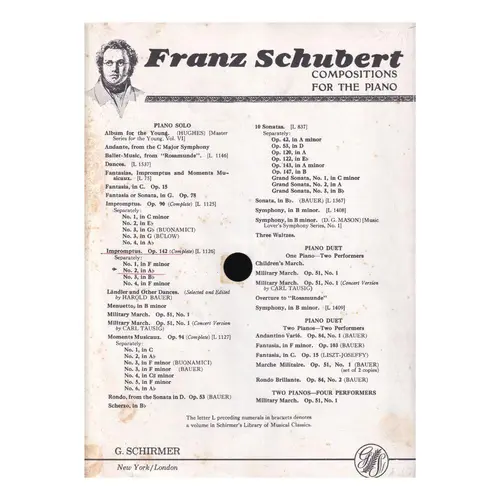 Impromptus Op.142 No.2 in A