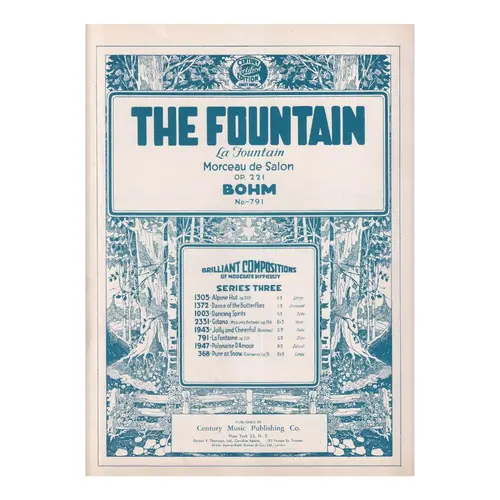 The Fountain  - Op.221 - Morceau De Salon
