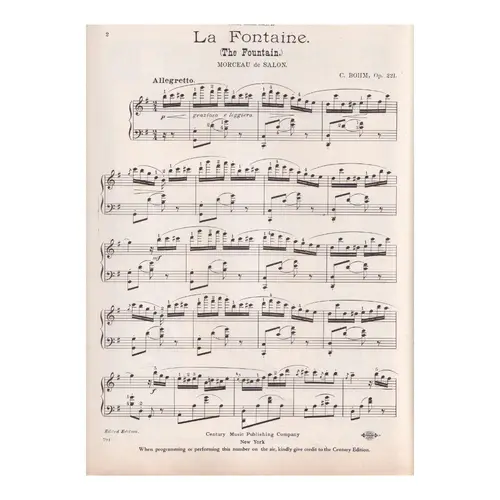 The Fountain  - Op.221 - Morceau De Salon