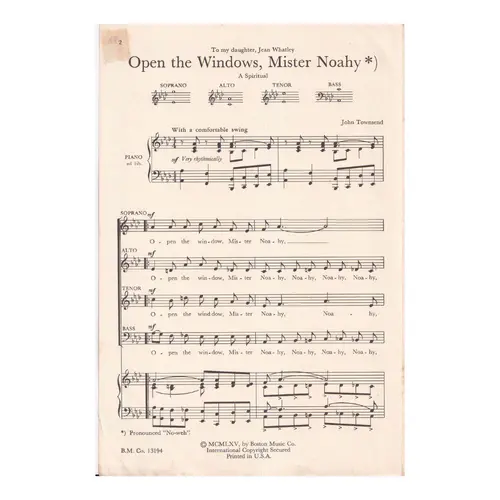 Open The Windows,Mister Noahy - Townsend