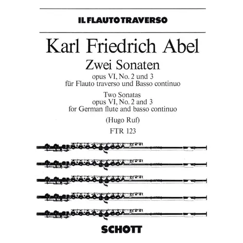 Zwei Sonaten - Op.VI N.2, 3 fur flauto und basso continuo