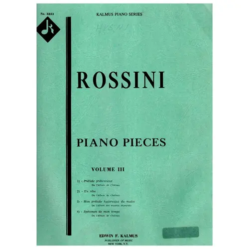 Piano pieces - vol III
