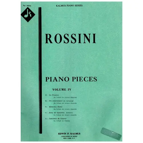 Piano Pieces - VOL IV