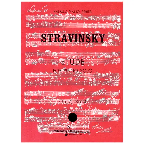 Etude for piano solo op. 7, n. 4