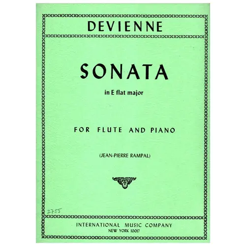 Sonata In E Flat Major for flute and piano