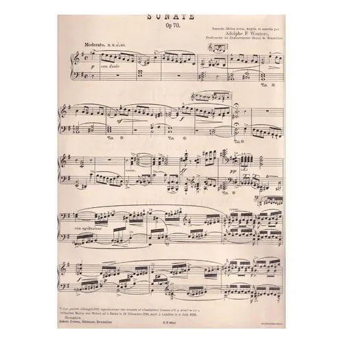 Sonates Pour Piano N.4 Op.70.Mi Mineur