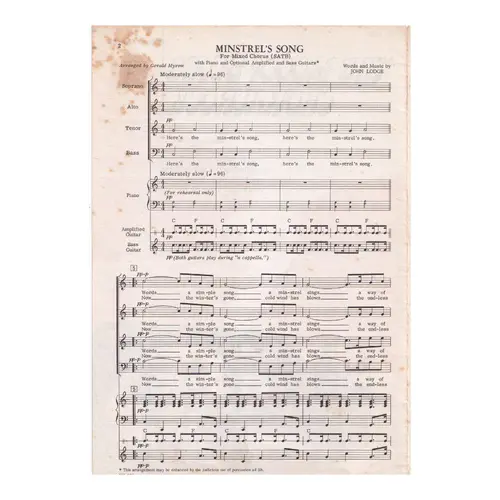 Minstrel'S Song - The Moody Blues Choralrock