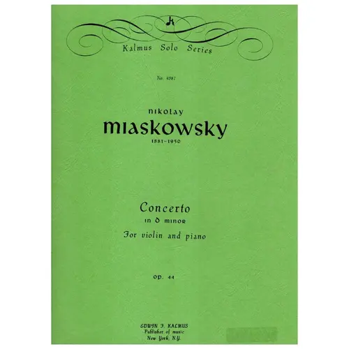 Concerto in d minor for violin and piano op. 44
