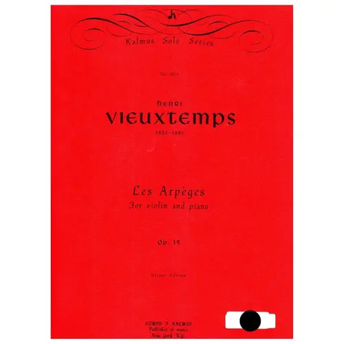 Les Arpeges for violin and piano - op. 15  - urtext edição