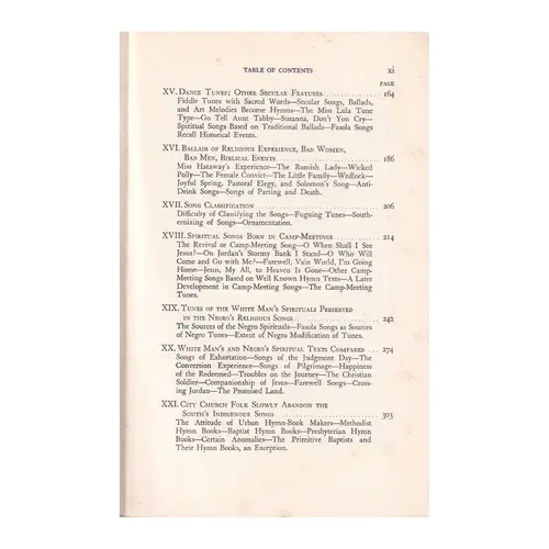 White Spirituals in The Southern Uplands