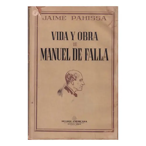 Vida y Obra de Manuel de Falla - Capa Dura