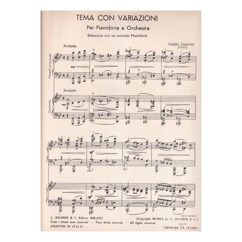 Tema Con Variazioni
