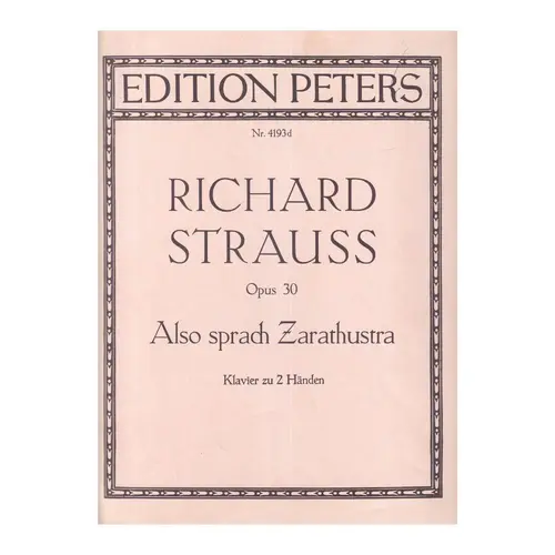 Also Sprach Zarathusstra - Op.30