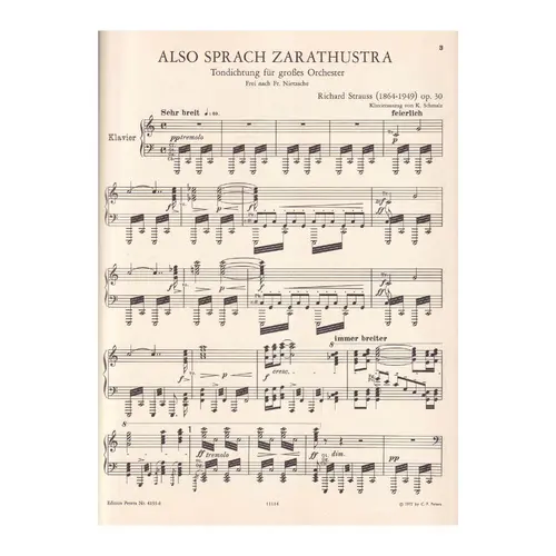 Also Sprach Zarathusstra - Op.30